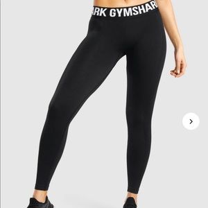 GYMSHARK Black Low Rise Leggings